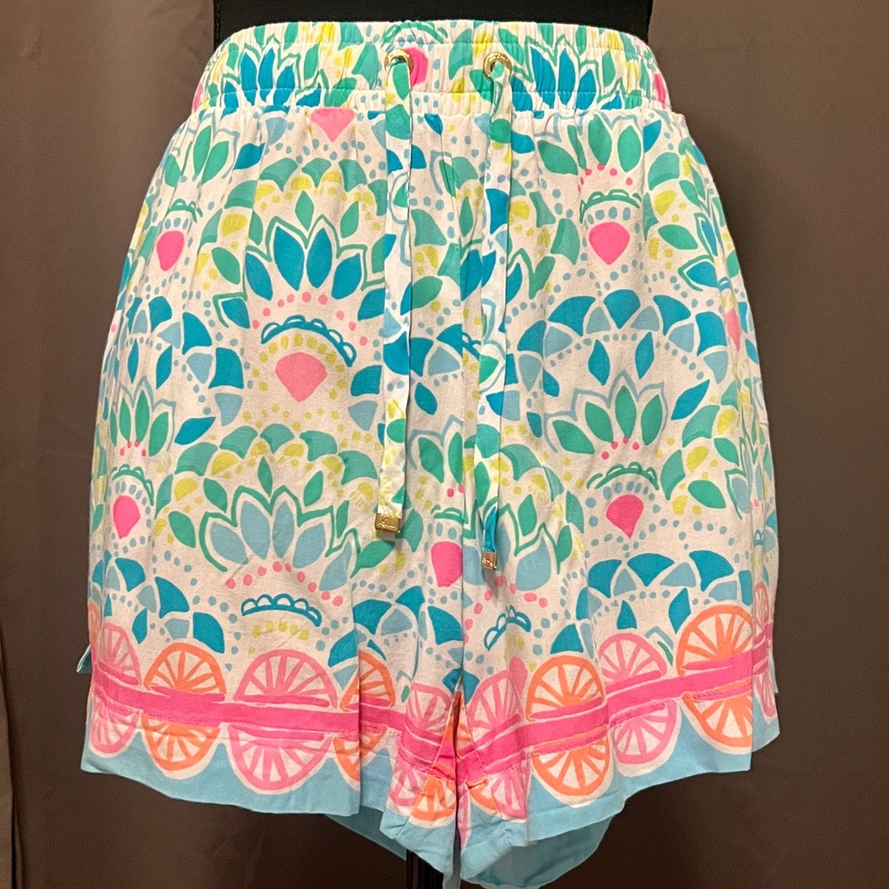 Lilly Pulitzer Katia short in Caribbean Citrus - Size Large